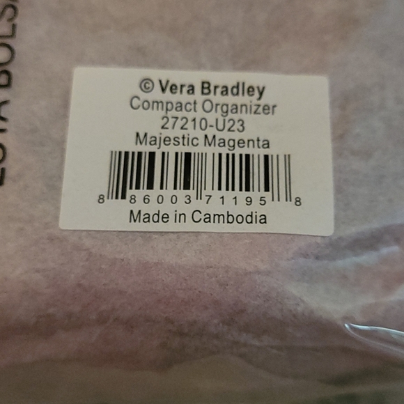 Vera Bradley Compact Organizer - Picture 3 of 3